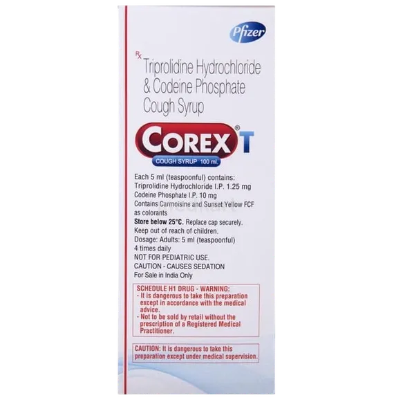 corex t syrup 100 ml